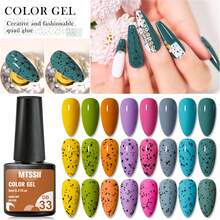1/2PCS 6ml Nail Gel Eggshell Gel Nail Polish Transparent Gel Soak Off Nail Art Gel UV LED Varnish With Any Color Base Top Coat - Yellow - View 5
