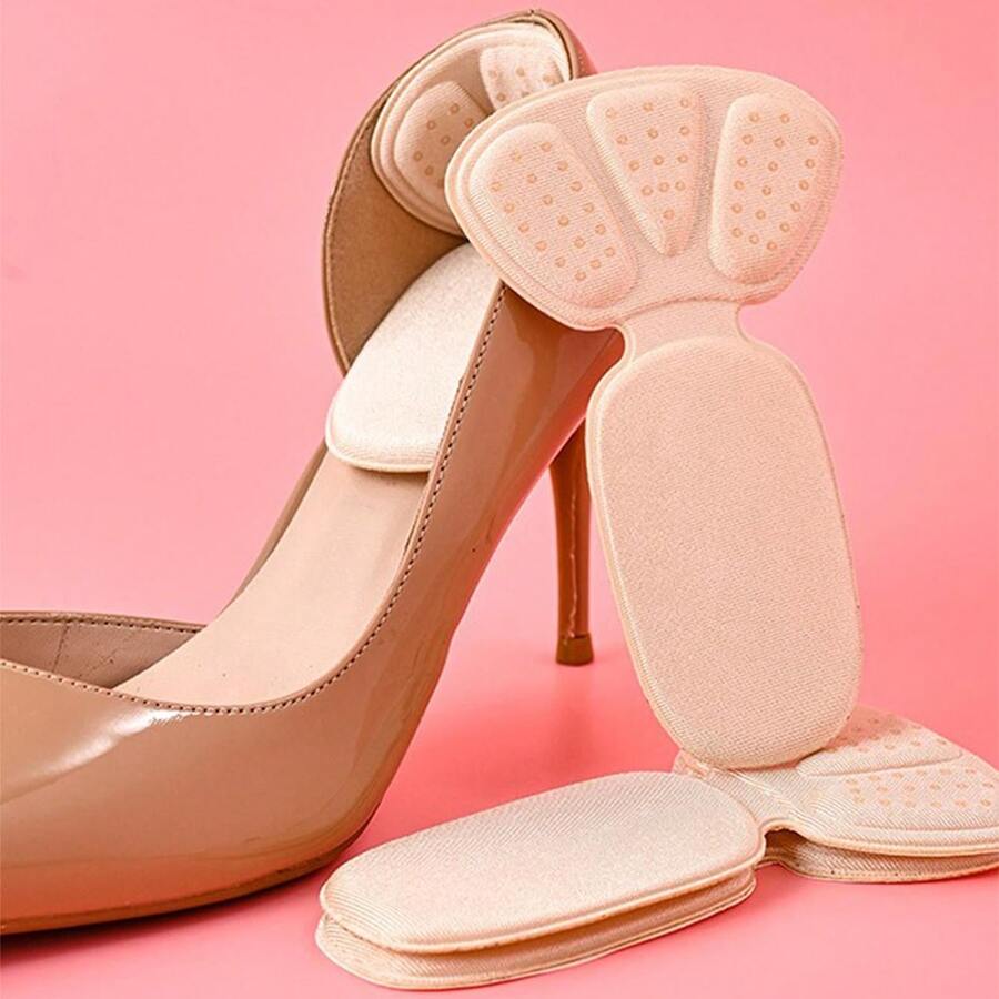 女性高跟鞋後跟墊防滑插入式鞋墊,鞋跟止滑墊鞋墊,防磨鞋墊半鞋墊,適用於鬆脫的鞋子