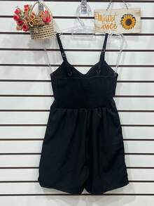 Women Bodysuits - 黑色 - 查看 2