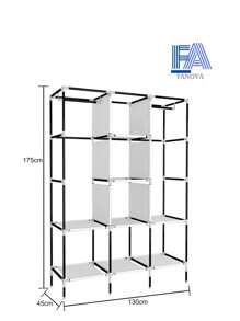 FANOVA Closet Armable Ropero Rack Guardaropa Recamara Organizacion - Multicolor - Ver 9