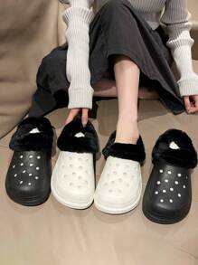 1 par de plantillas de recambio para zuecos, forro interior para zapatos con agujeros - Negro - Ver 3