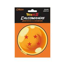 Sticker pegatina de Vinil Decorativo Esferas del Dragon Anime Dragon Ball sin dejar residuo de pegamento al retirarlo - Naranja - Ver 1