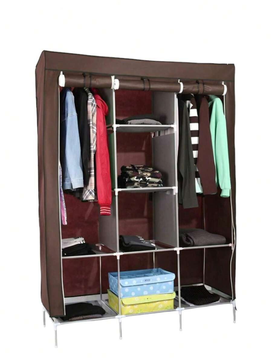 8-Section Portable Closet, Beautiful, Practical And Resistant.
