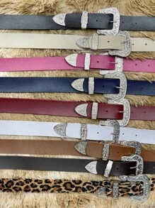 Women Belts - 米色 - 查看 4