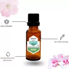 Aceite Esencial Geranio Aromaterapia, 100% Puro, Uso Terapéutico - Geranio - Ver 1
