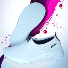 Tenis confort casuales, cómodos y elegantes en varios colores unisex - Blanco - Ver 2