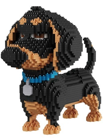 1pc Cartoon Building Blocks Animal Dogs Series Pets Companion 3D Puzzle Building Toys, Birthday/Christmas Gift