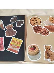 Sổ tay đen cổ điển, giấy Nhật Bản màu kem đa năng 80g, 368 trang trắng. Dùng để phác thảo, công thức toán học, vẽ. Bao gồm 10 tờ nhãn dán ngẫu nhiên - màu đen - Xem 4