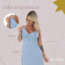 Maternity Sleepwear - 藏蓝色 - 查看 5