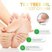Tea Tree Oil Foot Cream, Repairs Cracked Heels, Prevents Dryness And Peeling, Moisturizes And Nurtures Skin - Multicolor - View 2