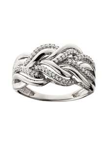 1只女童古典立體氧化鋯戒指,適用於生日禮物、派對珠寶、日常裝飾 - 銀色 - 查看 3