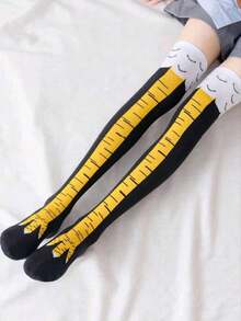 Par de calcetas diseño gracioso de patas de gallina, unisex, unitalla - Multicolor - Ver 2