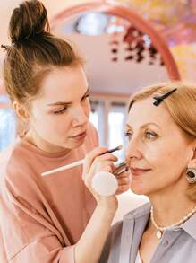 30个装女士无缝金属发夹，1.77英寸黑色鳄鱼夹，适用于接发、编发，圣诞节礼物、感恩节礼物、教师节礼物、秋冬季发饰 - 黑色 - 查看 3