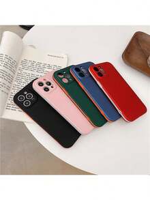 Funda Tipo Uso Rudo 3 en 1 para iPhone - Rojo - Ver 4