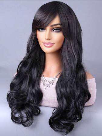 European and American chemical fiber wig fashion cos big waves curly long curly hair