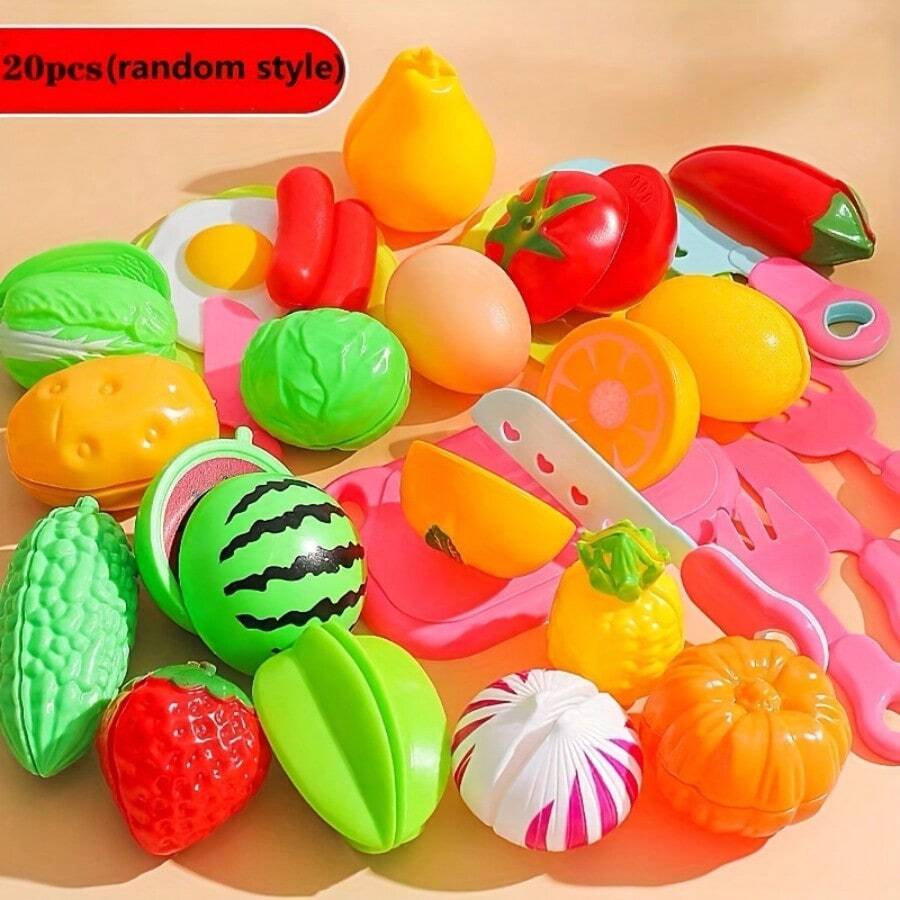 20pcs(Random Style) Christmas And Thanksgiving Gifts Fun Cut Food
