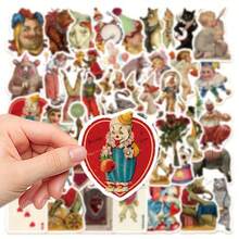 50入組馬戲團貼紙小丑貼紙,適用於汽車、行李箱、水杯塗鴉,防水貼紙玩具diy材料貼紙 - 彩色 - 查看 7