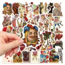 50入組馬戲團貼紙小丑貼紙,適用於汽車、行李箱、水杯塗鴉,防水貼紙玩具diy材料貼紙 - 彩色 - 查看 6
