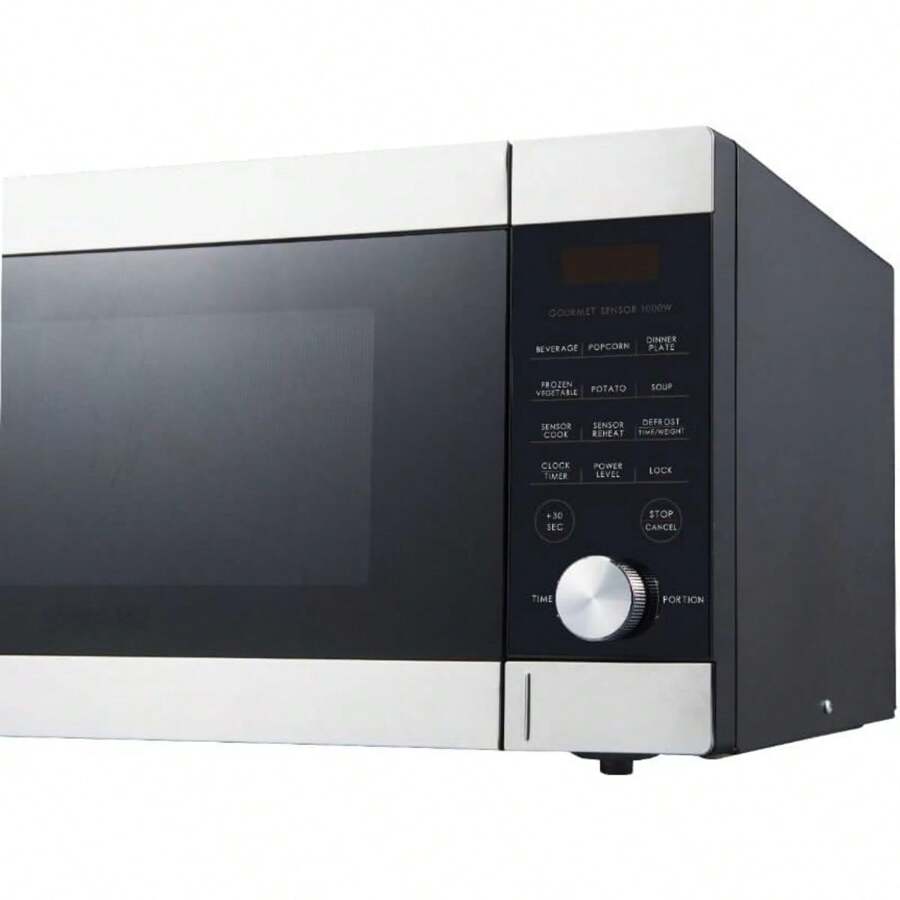 1.1 cu. ft. Sensor Cook Countertop Microwave Oven, 1000 Watts, Stainless Steel SHEIN USA