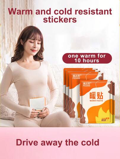 1 Confezione/10 Pezzi Pad Riscaldante Per Donne Per Crampi Mestruali, Piedi, Addome, Articolazioni, Collo, E Vita