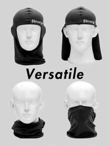 Musion 1pc Shiesty Hip Hop Motorcycle Balaclava Breathable Cycling Face Mask Thermal Ski Neck Gaiter Headwear For Riding And Outdoor Sport