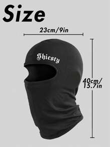 Musion 1pc Shiesty Hip Hop Motorcycle Balaclava Breathable Cycling Face Mask Thermal Ski Neck Gaiter Headwear For Riding And Outdoor Sport