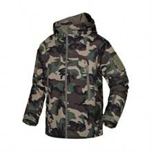 Chamarra De Militar Camuflaje De Otoño E Invierno De Tad - Verde - Ver 1