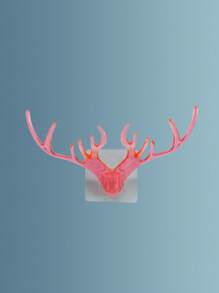 1pc Deer Antler Wall Decoration Hook Creative Personalized Wall Mounted Key Holder For Home - Multicolor - View 6