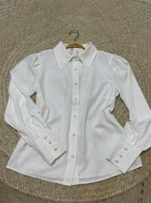 Women Blouses - White - View 3