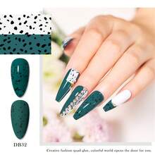 1/2PCS 6ml Nail Gel Eggshell Gel Nail Polish Transparent Gel Soak Off Nail Art Gel UV LED Varnish With Any Color Base Top Coat - Yellow - View 8