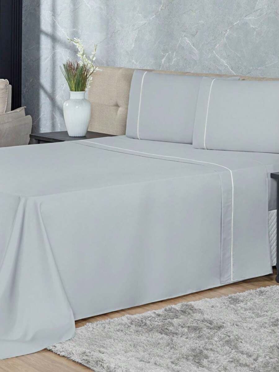 Sheet Sets with Pillowcases - 灰色 - 查看 1