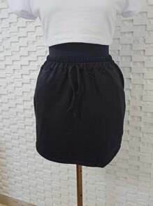 Women Skirts - màu đen - Xem 1