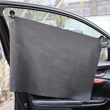 2/4pcs Car Accessories With Suction Cups, Ticket/name Card/parking Card Clips, Used To Fix Sunshades, Curtains, Towels Etc. - Black - View 9