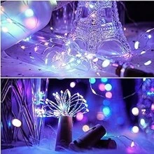 彩色 Led 酒瓶塞燈串,創意螢火蟲和五星形酒燈,用於酒吧/店窗/桌面裝飾的小型彩色燈 - 彩色 - 查看 6