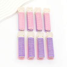 8pcs/Pack Simple And Convenient 10.5cm*3cm Ladies' Multicolor Self-Adhesive Hair Styling Tool For Fluffy And Fixed Fringe,Suitable For Styling And Easy To Use, Made Of Plastic Resin Material, No Trace Left - Multicolor - View 11