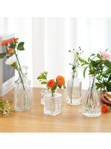 30入組玻璃花瓶,小花瓶,透明花瓶,迷你花瓶,適用於家居裝飾,婚禮裝飾,派對,辦公場所 - 無色 - 查看 6
