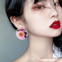 1pc DIY Geometric Earrings & Necklace Crystal Glue Mold Mirror Silicone Mold For Women's Epoxy Resin Jewelry Making