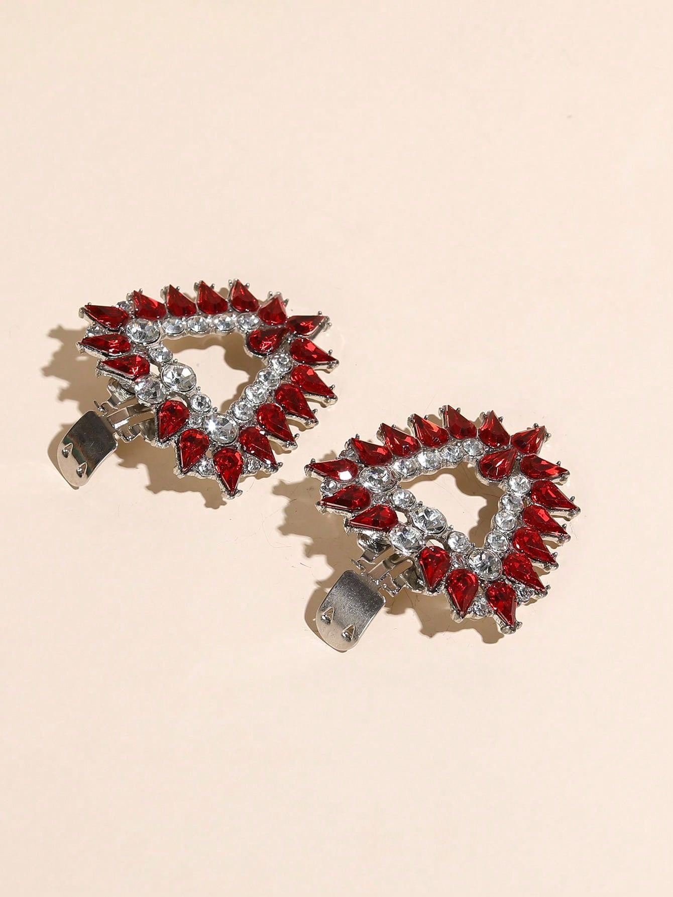 Removable Hardware Shoe Flowers Shoe Buckles Metal Rhinestone Accessories Sandals Decorative