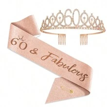 13th Birthday Decorations For Girls, Including 13th Birthday Sash, Crown/Tiara, Rose Gold Teen Girl Gifts For 13 Year Old Birthday Decorations - 13 - View 6