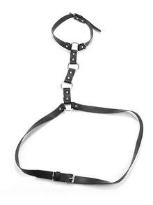 New Style Erotic Waist Belt Bondage Band - Black - View 5