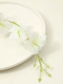 12pcs Artificial Wisteria Flower Garland - White - View 3