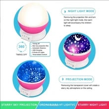 圣诞装饰用这款旋转星光投影灯将您的卧室变成神奇的星空！, 学校用品