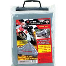 Funda para Moto Protector de Cubierta de Motocicleta, Color Gris - Plateado - Ver 3
