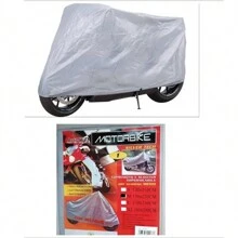 Funda para Moto Protector de Cubierta de Motocicleta, Color Gris - Plateado - Ver 2