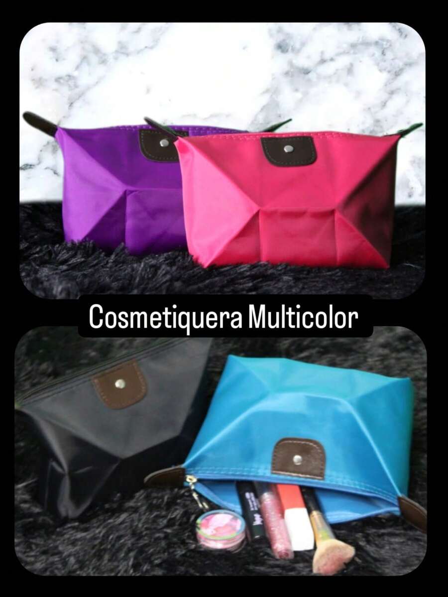 Hermosa Bolsa para Cosméticos / Cosmetiquera / Neceser - Celeste - Ver 1