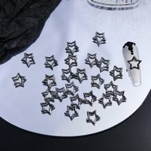 20pcs/set Random Mixed Nail Art & Phone Case Diy Star Shaped Decorations - Multicolor - View 5