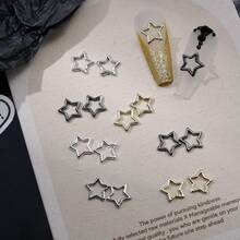 20pcs/set Random Mixed Nail Art & Phone Case Diy Star Shaped Decorations - Multicolor - View 6