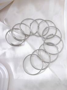 5/10pcs Snake Chain Charm Bracelet, Adjustable Snake Shape Bracelet Chain For Women Girls, DIY Jewelry Making Supplies, Stainless Steel Silvery Bracelet