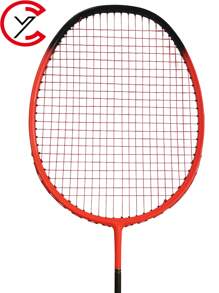 隨機顏色設計的高端全碳羽毛球拍套裝,3u雙拍包含高級牛津布材質,耐用、專業、超輕、碳纖維集成,全碳纖維製造和高彈力 - 橘色 - 查看 2