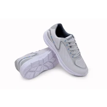 Women Wedge Sneakers - Grey - View 3